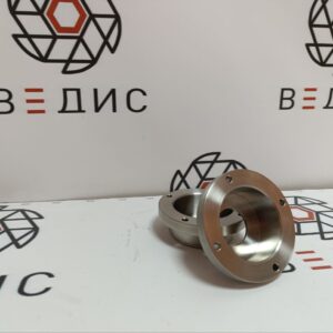 Деталь Фланец. Материал нержавеющая сталь. Габариты, диаметр 110мм.